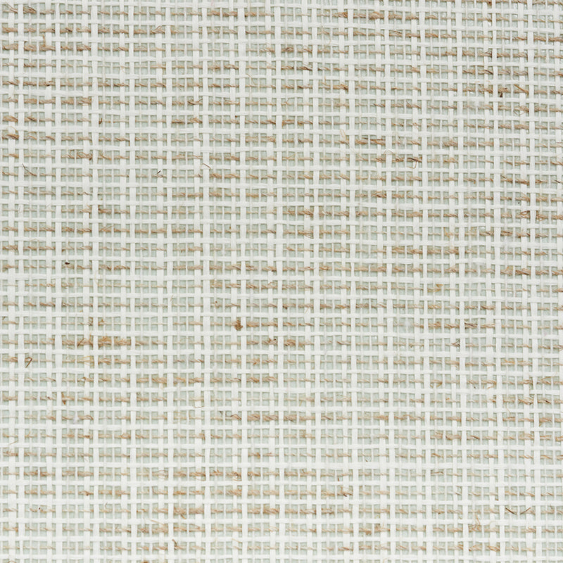 Schumacher Linen & Paperweave Sage Wallpaper - Eade's Wallpaper