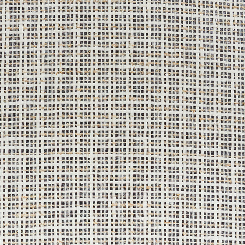 Schumacher Linen & Paperweave Carbon Wallpaper - Eade's Wallpaper