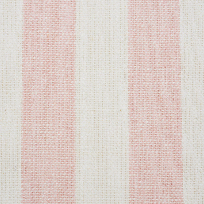 Schumacher Linen Stripe Blush Wallpaper - Eade's Wallpaper