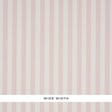 Schumacher Linen Stripe Blush Wallpaper - Eade's Wallpaper