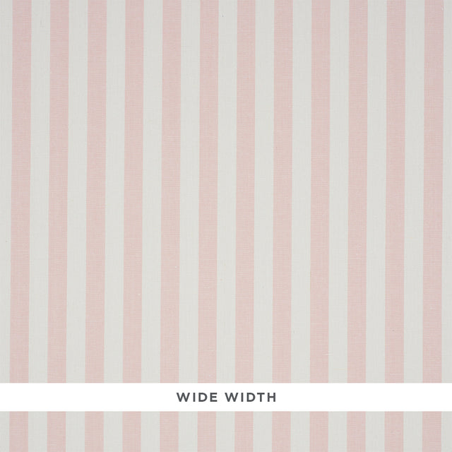 Schumacher Linen Stripe Blush Wallpaper - Eade's Wallpaper