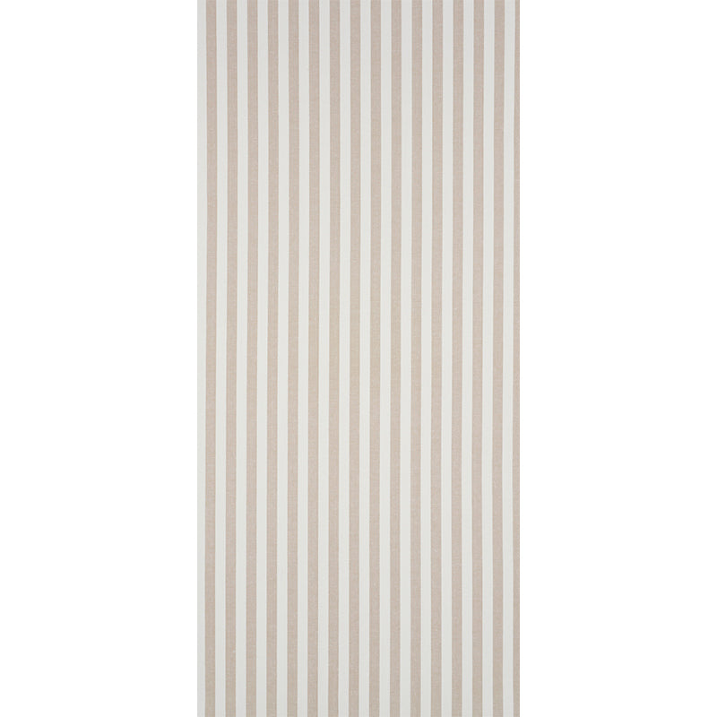 Schumacher Linen Stripe Sand Wallpaper - Eade's Wallpaper