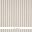 Schumacher Linen Stripe Sand Wallpaper - Eade's Wallpaper