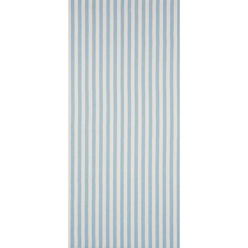 Schumacher Linen Stripe Sky Wallpaper - Eade's Wallpaper