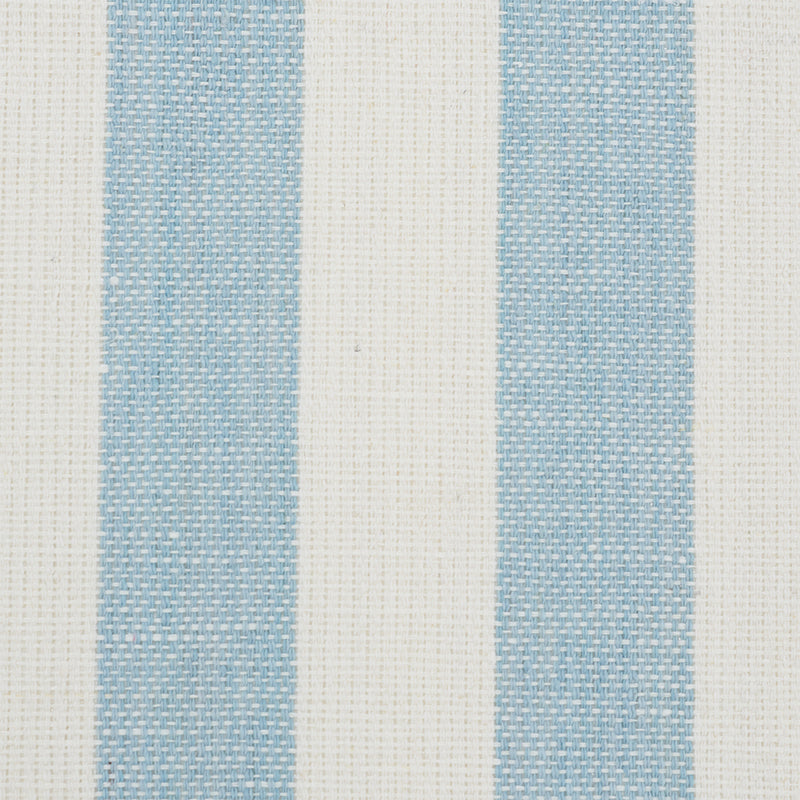 Schumacher Linen Stripe Sky Wallpaper - Eade's Wallpaper