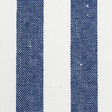 Schumacher Linen Stripe Indigo Wallpaper - Eade's Wallpaper