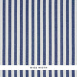 Schumacher Linen Stripe Indigo Wallpaper - Eade's Wallpaper