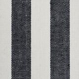Schumacher Linen Stripe Black Wallpaper - Eade's Wallpaper