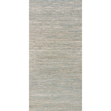 Schumacher Metallized Flax Peacock Wallpaper - Eade's Wallpaper