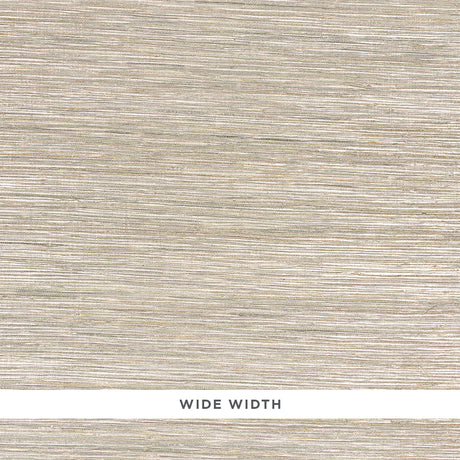 Schumacher Metallized Flax Sage Wallpaper - Eade's Wallpaper