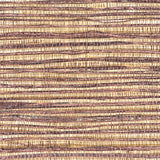 Schumacher Metallized Flax Aubergine Wallpaper - Eade's Wallpaper