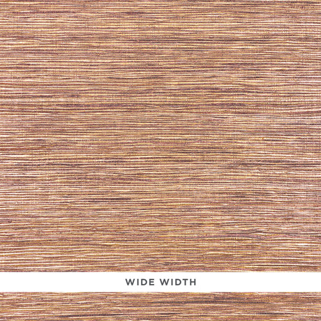 Schumacher Metallized Flax Aubergine Wallpaper - Eade's Wallpaper