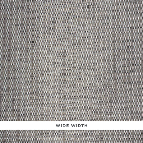 Schumacher Metal Paperweave Charcoal Wallpaper - Eade's Wallpaper