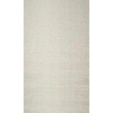 Schumacher Metal Paperweave Ivory Wallpaper - Eade's Wallpaper
