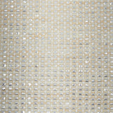 Schumacher Metal Paperweave Ivory Wallpaper - Eade's Wallpaper