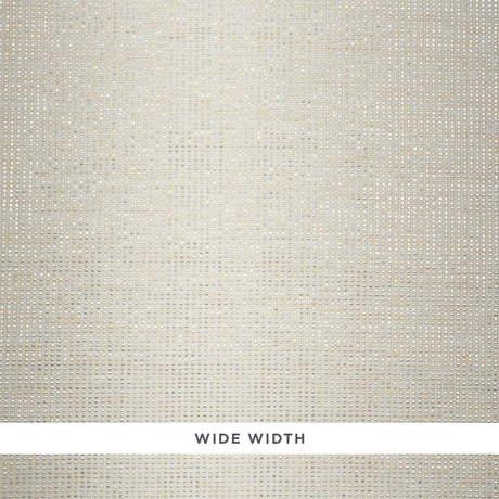 Schumacher Metal Paperweave Ivory Wallpaper - Eade's Wallpaper