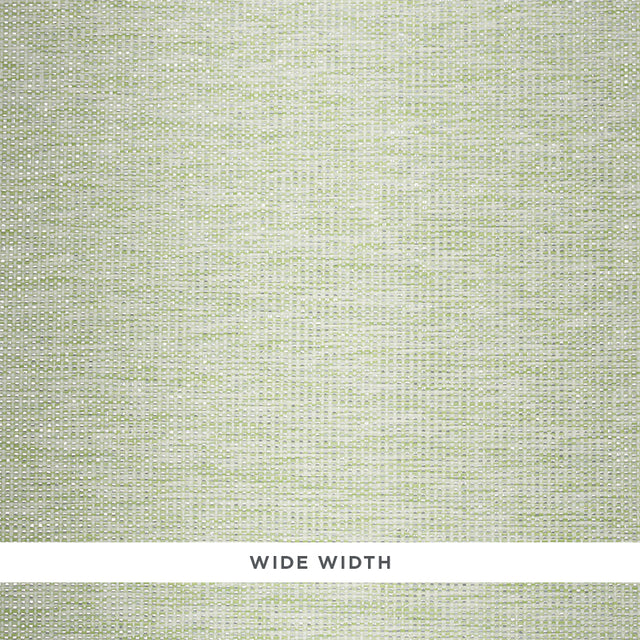 Schumacher Metal Paperweave Green Wallpaper - Eade's Wallpaper