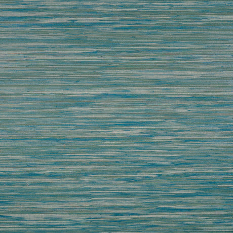 Schumacher Dyed Raffia Blue Wallpaper
