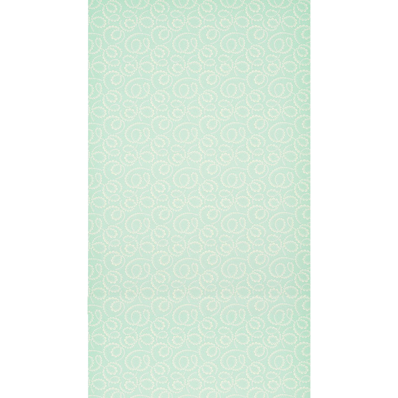 Schumacher Dorian Seafoam Wallpaper