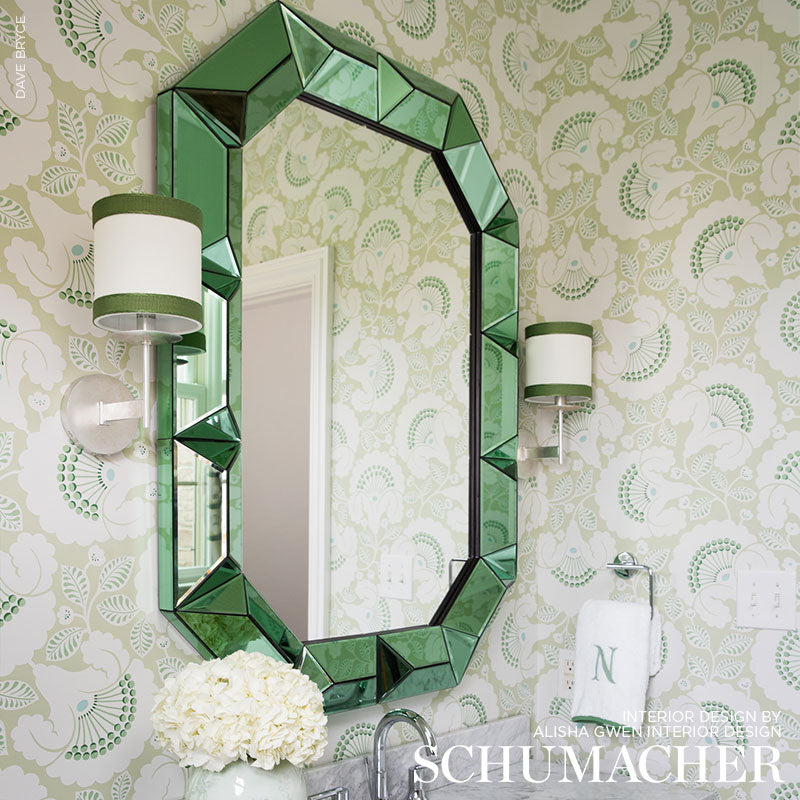 Schumacher Jackie Leaf Wallpaper