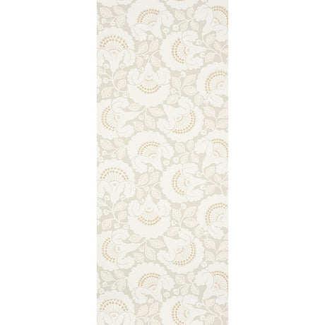 Schumacher Jackie Neutral Wallpaper