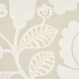 Schumacher Jackie Neutral Wallpaper
