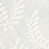 Schumacher Etched Fern Sky Wallpaper