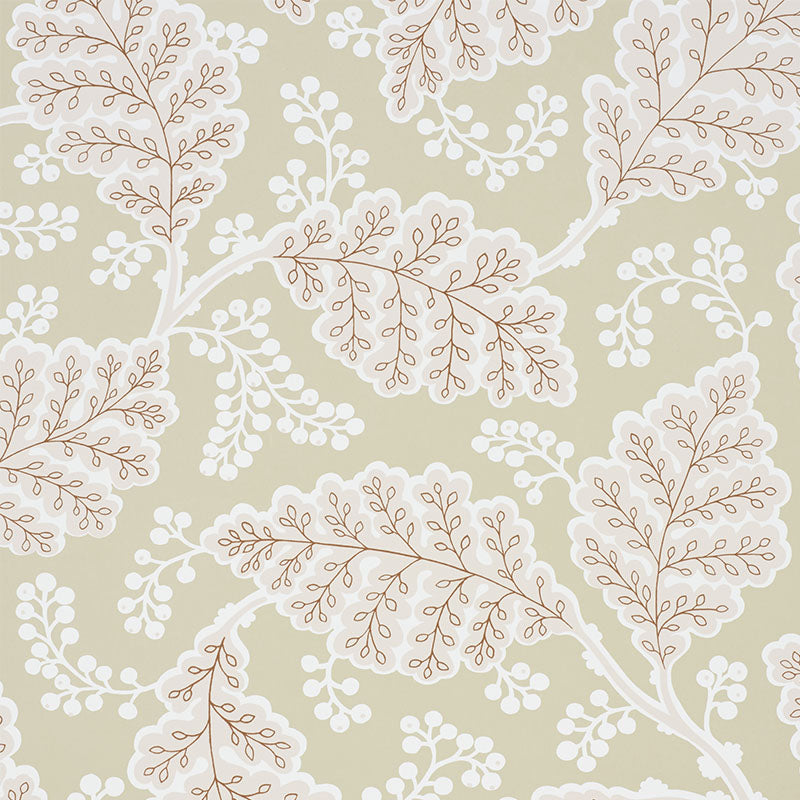 Schumacher Estelle Blush Wallpaper