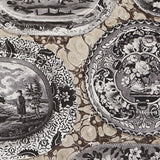 Schumacher Plates & Platters Neutral Wallpaper - Eade's Wallpaper
