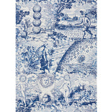 Schumacher Modern Toile Indigo Wallpaper - Eade's Wallpaper
