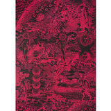 Schumacher Modern Toile Pink & Black Wallpaper - Eade's Wallpaper