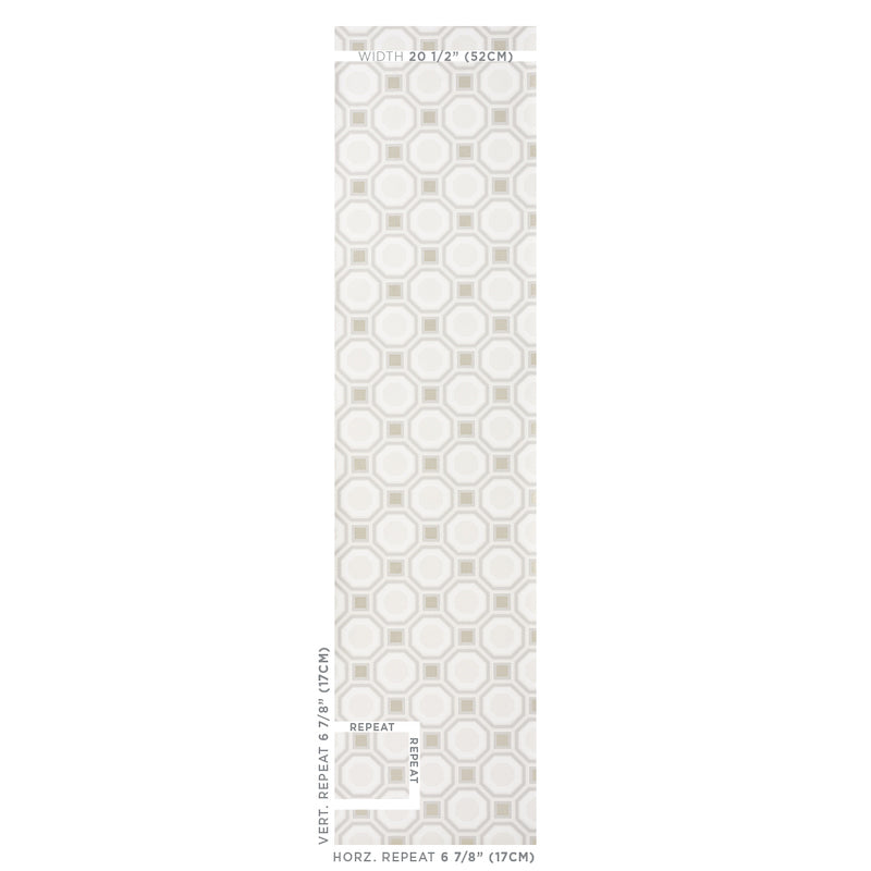 Schumacher Hanover Quartz Wallpaper