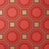 Schumacher Hanover Ruby Wallpaper