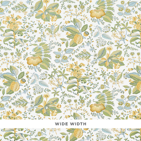 Schumacher Pomegranate Botanical Citron Wallpaper - Eade's Wallpaper