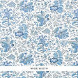 Schumacher Pomegranate Botanical Blue Wallpaper - Eade's Wallpaper