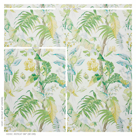 Schumacher Tropique Citron Wallpaper