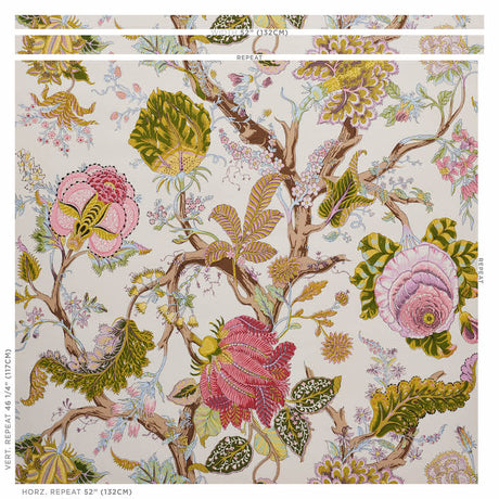 Schumacher Indian Arbre Spring Wallpaper