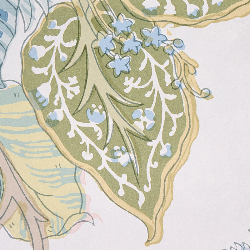 Schumacher Indian Arbre Soft Green Wallpaper
