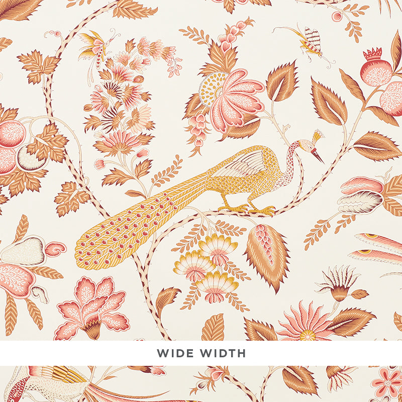 Schumacher Campagne Rose & Ochre Wallpaper