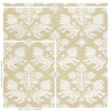 Schumacher Regalia Sisal Ivory On Natural Wallpaper - Eade's Wallpaper