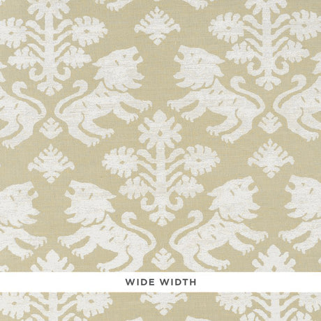 Schumacher Regalia Sisal Ivory On Natural Wallpaper - Eade's Wallpaper