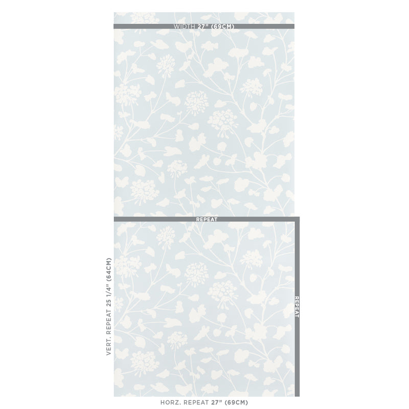 Schumacher Pennick Sky Wallpaper - Eade's Wallpaper