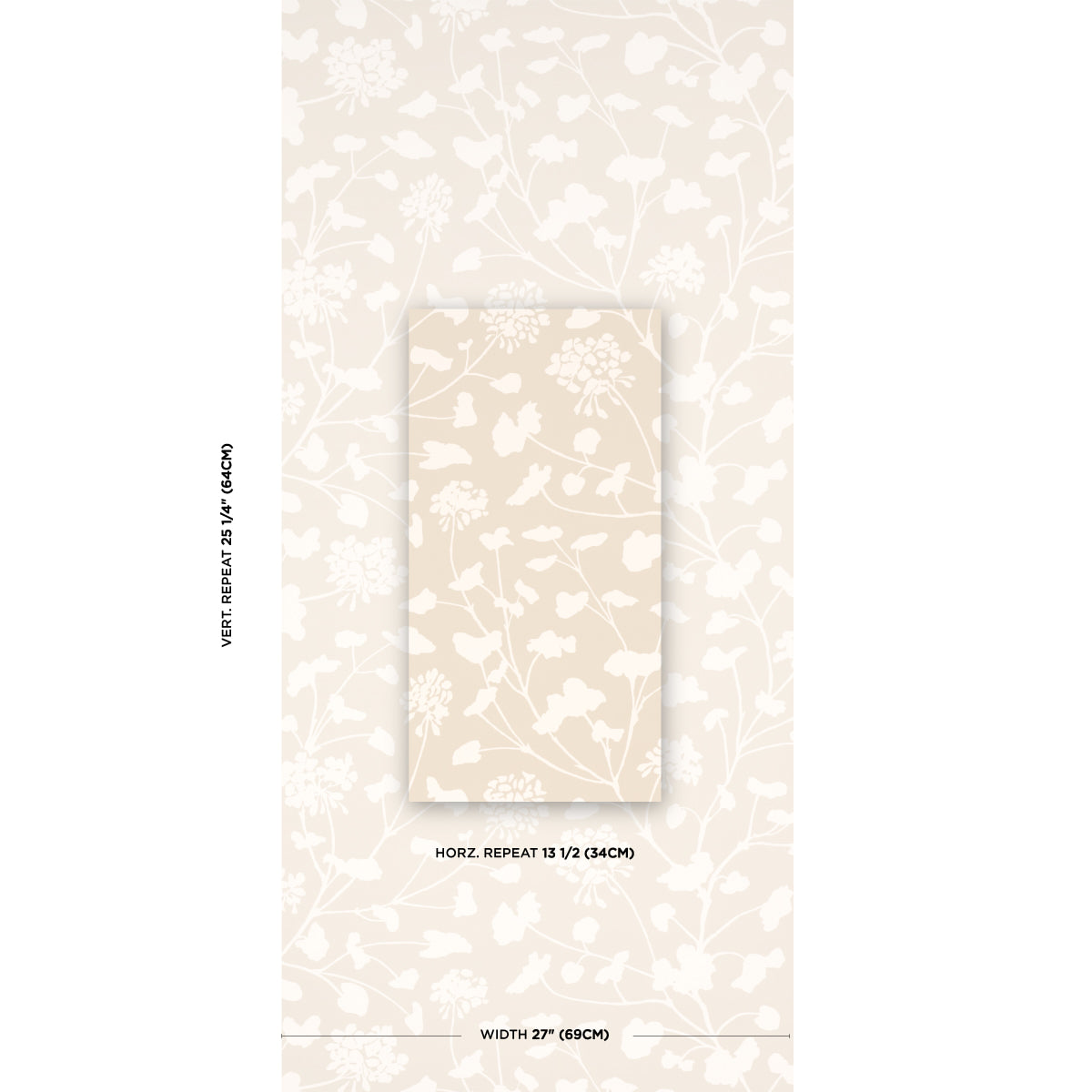 Schumacher Pennick Neutral Wallpaper - Eade's Wallpaper