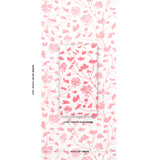 Schumacher Pennick Coral On Ivory Wallpaper - Eade's Wallpaper