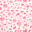 Schumacher Pennick Coral On Ivory Wallpaper - Eade's Wallpaper