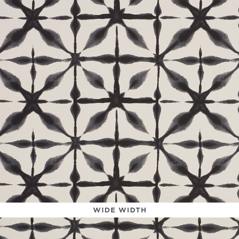 Schumacher Andromeda Charcoal Wallpaper