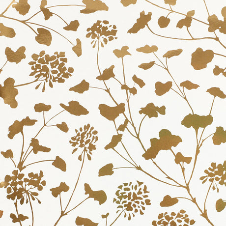Schumacher Pennick Mylar Gold Wallpaper - Eade's Wallpaper