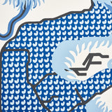 Schumacher Magical Ming Dragon Porcelain Wallpaper - Eade's Wallpaper