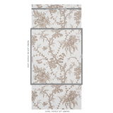 Schumacher San Cristobal Toile Cocoa Wallpaper - Eade's Wallpaper
