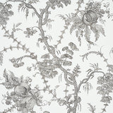 Schumacher San Cristobal Toile Black Wallpaper - Eade's Wallpaper